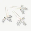 Ivory & Co Prom Hair Clips & Combs | Crystal Hair Accessories*Ivory and Co Moonspray Gold Crystal Spray Hair Pin Set