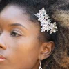 Ivory & Co Prom Hair Clips & Combs | Crystal Hair Accessories*Ivory and Co Moonstar Silver Sparkling Crystal and Pearl Hair Comb