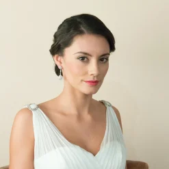 Ivory & Co Silver Prom Jewellery | Prom Earrings*Ivory and Co Moonstruck Crystal Wedding Earrings