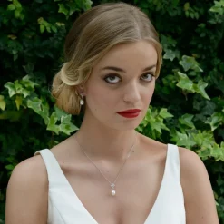 Ivory & Co Bridesmaid Gifts | Vintage Jewellery*Ivory and Co Morocco Pearl Drop Wedding Earrings