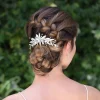 Ivory & Co Pearl Hair Accessories | Silver Hair Accessories*Ivory and Co Nieva with Pearl and Crystal Sprigs Hair Clip