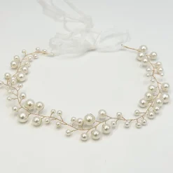 Ivory & Co Pearl Hair Accessories | Gold Hair Accessories*Ivory and Co Ocean Dream Gold Pearl Hair Vine