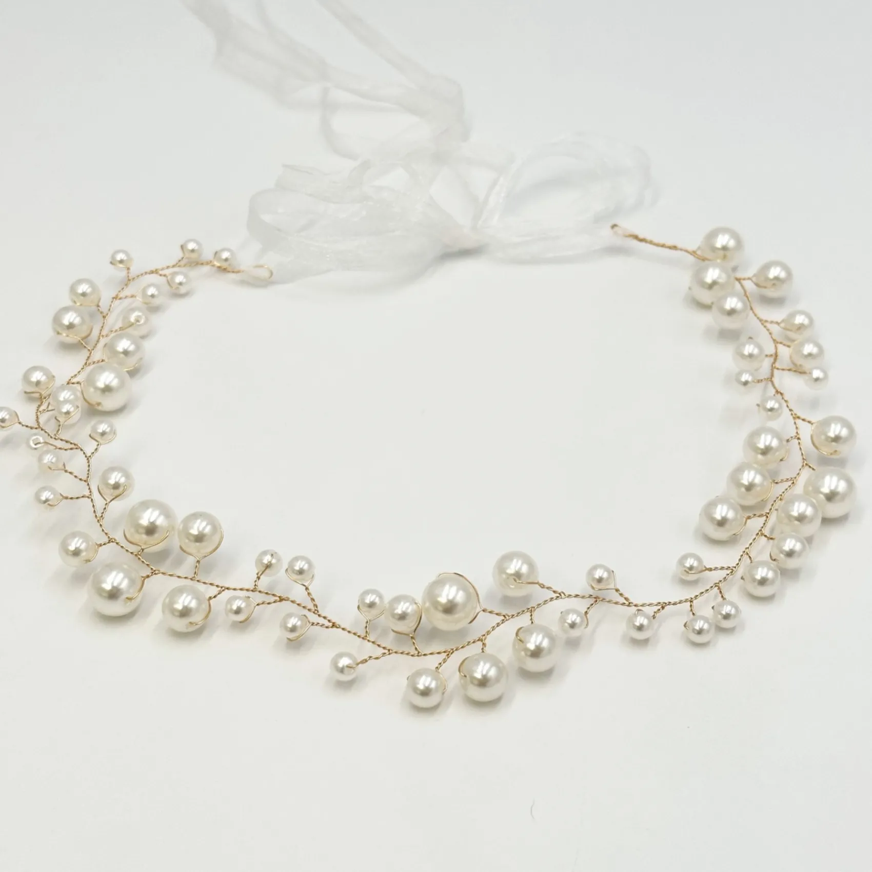 Ivory & Co Pearl Hair Accessories | Gold Hair Accessories*Ivory and Co Ocean Dream Gold Pearl Hair Vine