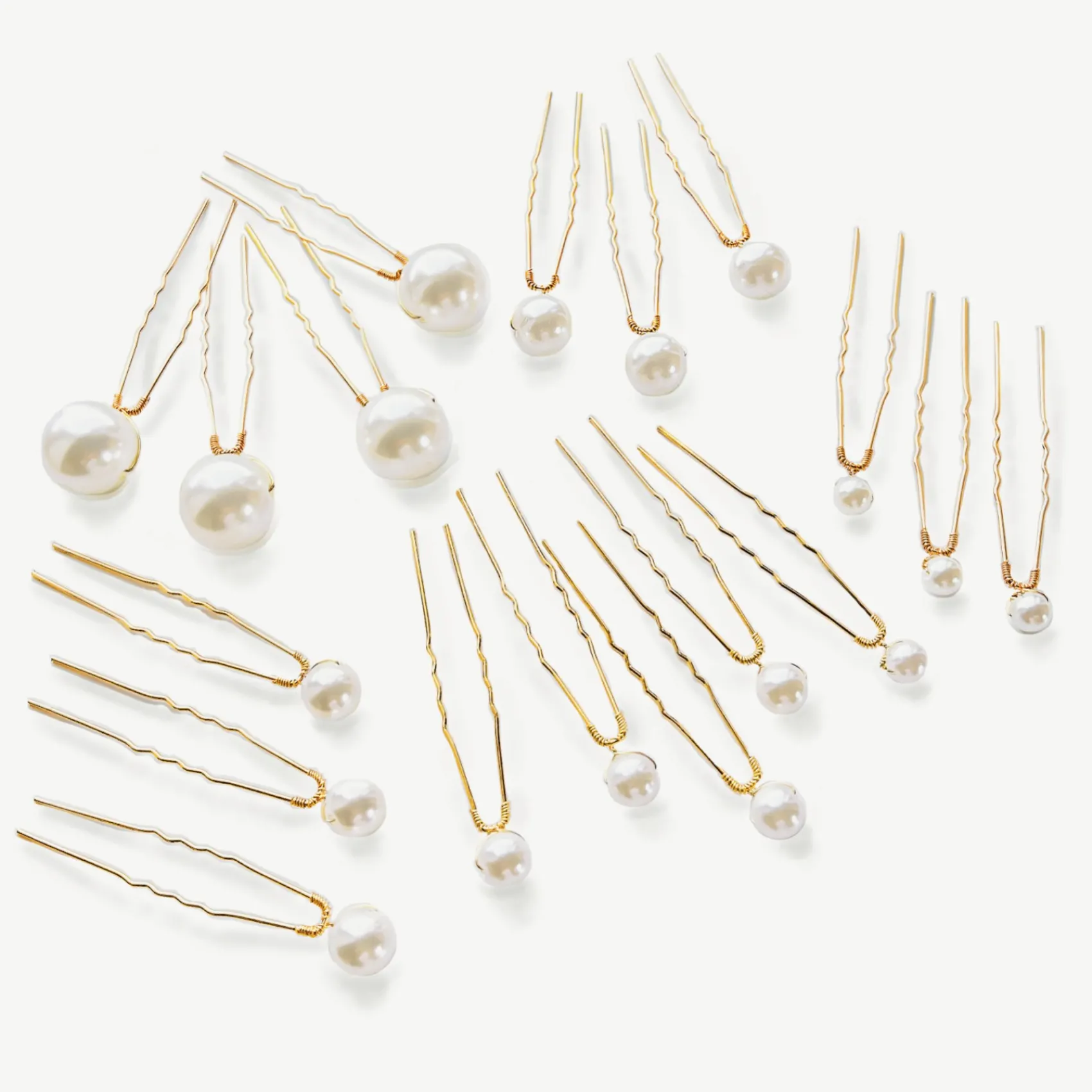 Ivory & Co Pearl Hair Accessories | Gold Hair Accessories*Ivory and Co Pearl Gold Multi Hair Pin Set