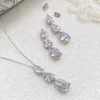 Ivory & Co Silver Prom Jewellery | Prom Jewellery Sets*Ivory and Co Purity Crystal Bridal Jewellery Set
