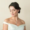 Ivory & Co Crystal Jewellery | Silver Wedding Jewellery*Ivory and Co Purity Teardrop Crystal Pendant Necklace