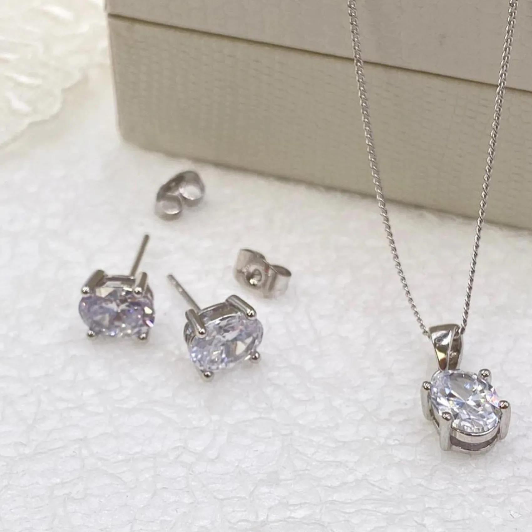 Ivory & Co Silver Prom Jewellery | Prom Jewellery Sets*Ivory and Co Rapture Crystal Bridal Jewellery Set