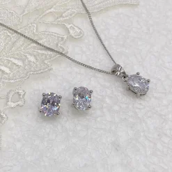 Ivory & Co Silver Prom Jewellery | Prom Jewellery Sets*Ivory and Co Rapture Crystal Bridal Jewellery Set