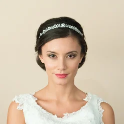 Ivory & Co Vintage Headpieces | Silver Hair Accessories*Ivory and Co Selma Art Deco Inspired Crystal Wedding Headband
