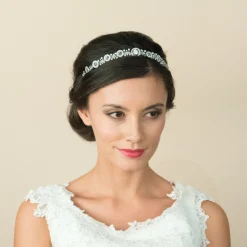 Ivory & Co Vintage Headpieces | Silver Hair Accessories*Ivory and Co Selma Art Deco Inspired Crystal Wedding Headband