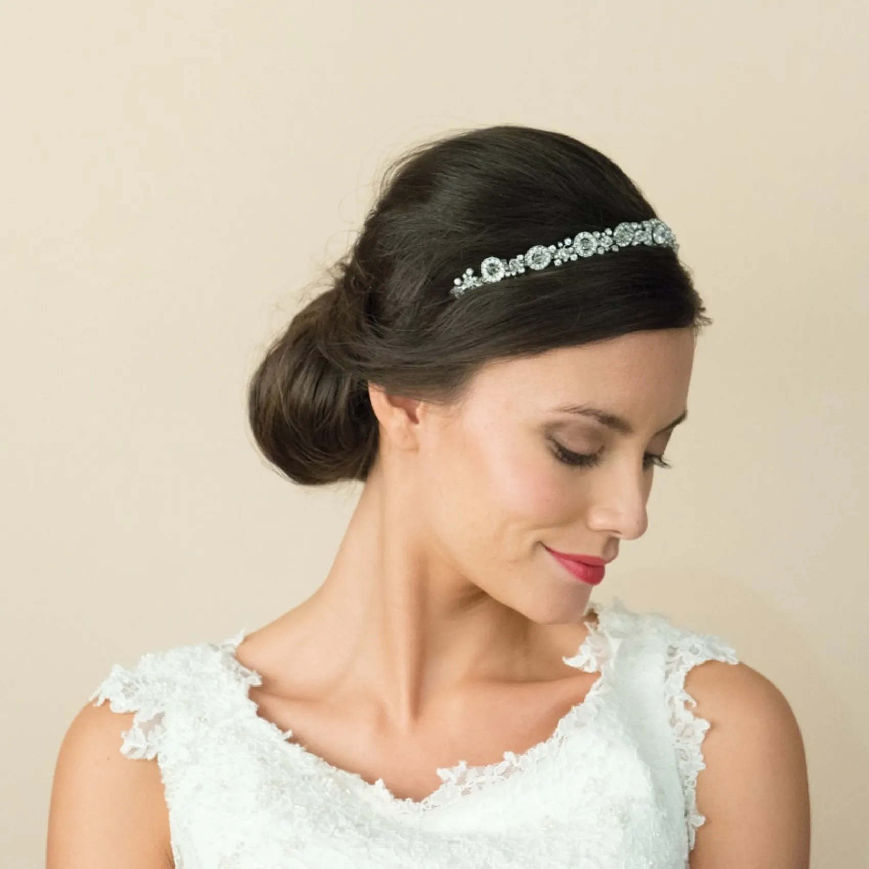 Ivory & Co Vintage Headpieces | Silver Hair Accessories*Ivory and Co Selma Art Deco Inspired Crystal Wedding Headband