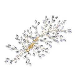 Ivory & Co Prom Hair Clips & Combs | Crystal Hair Accessories*Ivory and Co Serenade Gold Statement Crystal Spray Wedding Hair Clip