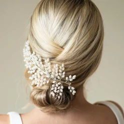 Ivory & Co Pearl Hair Accessories | Silver Hair Accessories*Ivory and Co Silver Seaspray Pearl Cluster Bridal Hair Comb