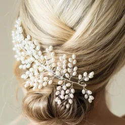 Ivory & Co Pearl Hair Accessories | Silver Hair Accessories*Ivory and Co Silver Seaspray Pearl Cluster Bridal Hair Comb
