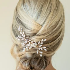 Ivory & Co Bridesmaid Gifts | Bride Gifts*Ivory and Co Silver Shimmer Dainty Crystal and Pearl Hair Comb