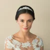 Ivory & Co Pearl Hair Accessories | Silver Hair Accessories*Ivory and Co Sophie Floral Pearl and Crystal Wedding Tiara