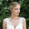 Ivory & Co Bridesmaid Gifts | Bride Gifts*Ivory and Co Sorbonne Crystal Wedding Necklace (Rose Gold)