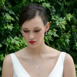 Ivory & Co Silver Prom Jewellery | Prom Necklaces*Ivory and Co Sorbonne Crystal Wedding Necklace