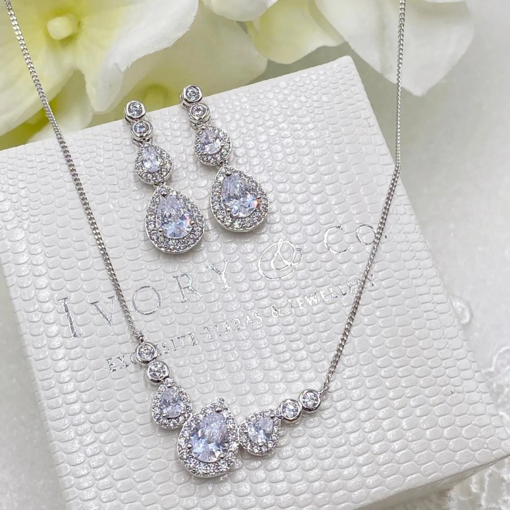 Ivory & Co Silver Prom Jewellery | Prom Jewellery Sets*Ivory and Co Sorbonne Silver Bridal Jewellery Set