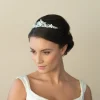 Ivory & Co Crystal Hair Accessories | Silver Hair Accessories*Ivory and Co Stephanie Floral Crystal Bridal Tiara