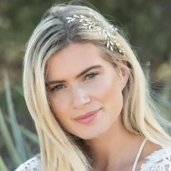 Ivory & Co Prom Hair Clips & Combs | Bridesmaid Gifts*Ivory and Co Sunflower Gold Crystal Spray Wedding Hair Clip