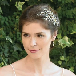 Ivory & Co Prom Hair Clips & Combs | Bridesmaid Gifts*Ivory and Co Sunflower Gold Crystal Spray Wedding Hair Clip