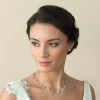 Ivory & Co Crystal Jewellery | Silver Wedding Jewellery*Ivory and Co Waterlily Crystal Wedding Necklace