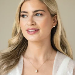 Ivory & Co Mother Of The Groom Gifts | Mother Of The Bride Gifts*Ivory and Co Westbury Gold Pearl Drop Pendant