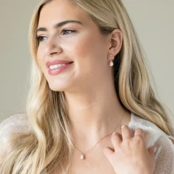 Ivory & Co Mother Of The Groom Gifts | Mother Of The Bride Gifts*Ivory and Co Westbury Rose Gold Pearl Drop Pendant