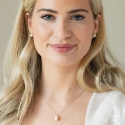 Ivory & Co Mother Of The Groom Gifts | Mother Of The Bride Gifts*Ivory and Co Westbury Silver Pearl Drop Pendant