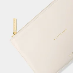 Katie Loxton Sentiment Pouches | Mother Of The Groom Gifts*'A Little Love' Sentiment Pouch White