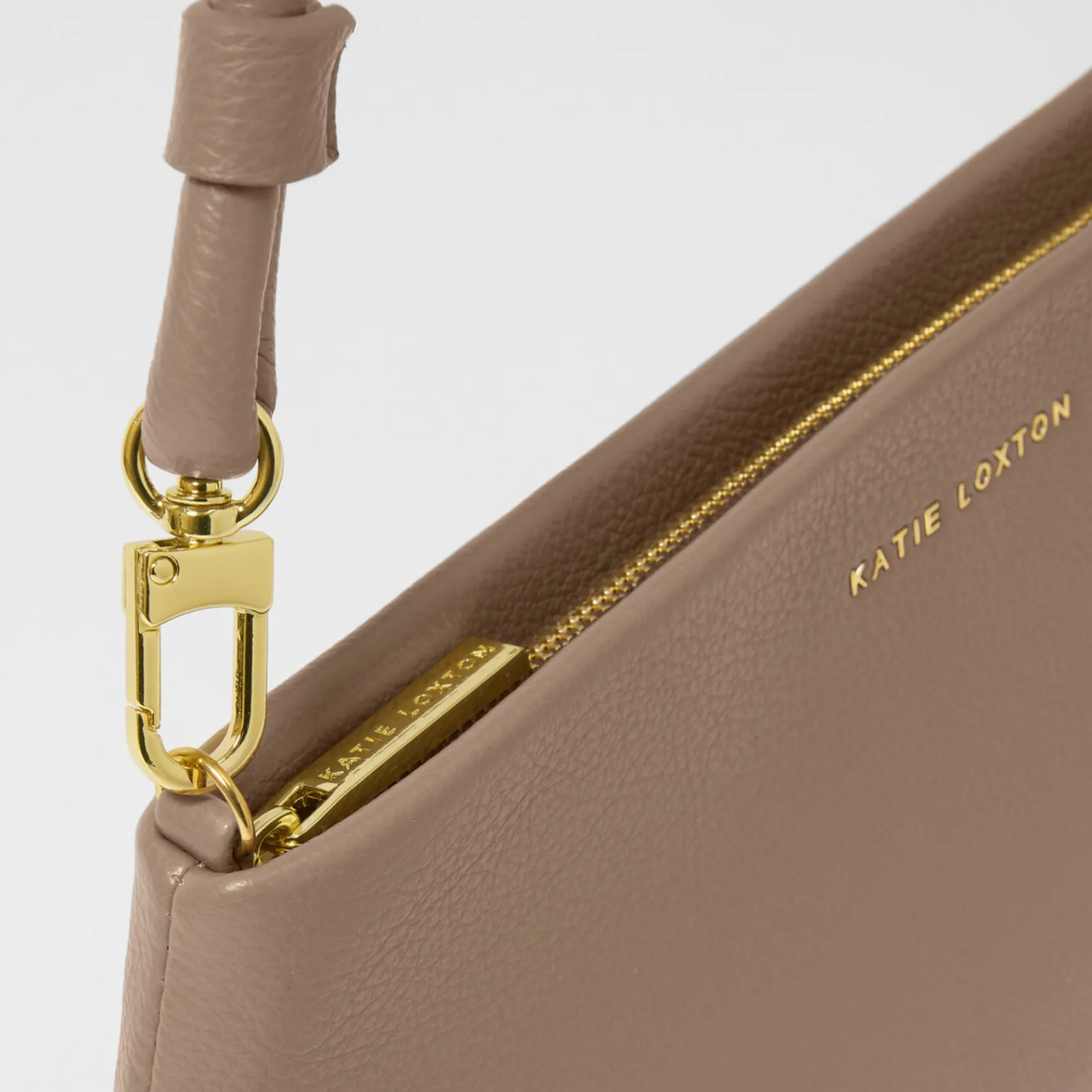 Katie Loxton Wedding Guest Bags*Asha Wristlet Bag Mocha