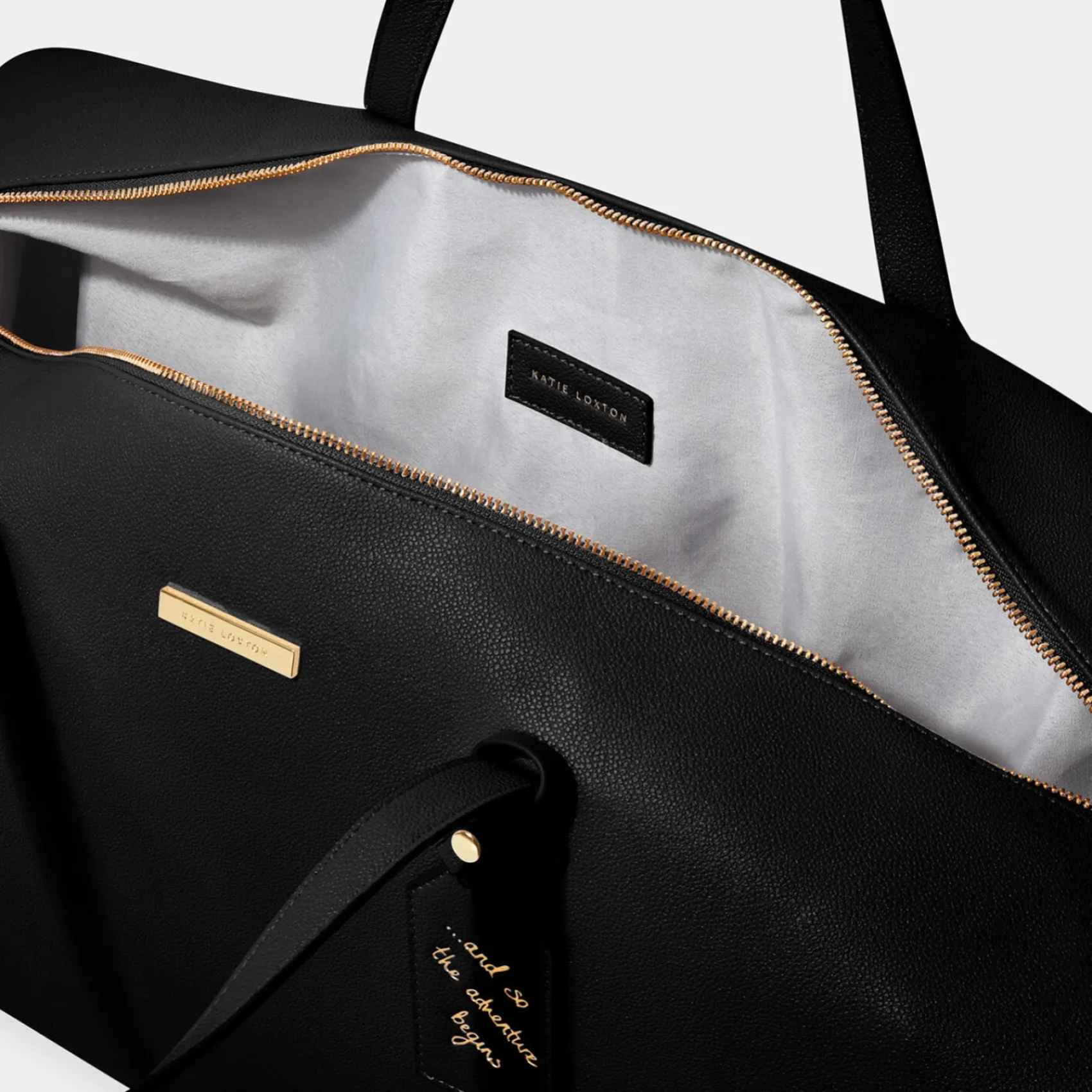 Katie Loxton Honeymoon Gifts | Bride Gifts*Weekend Holdall Duffle Bag Black