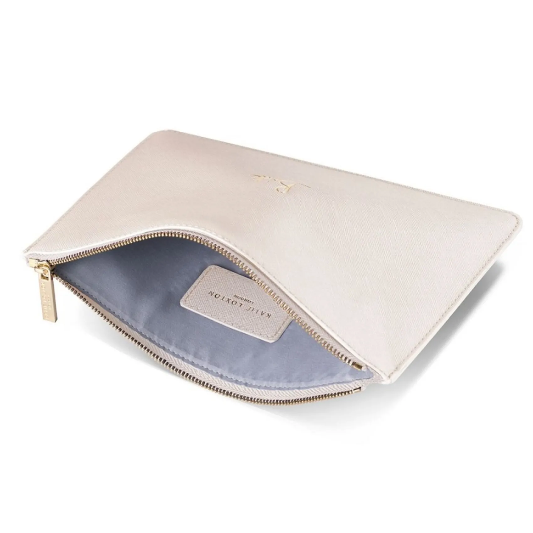 Katie Loxton Sentiment Pouches | Engagement Gifts*'Bride' Perfect Pouch Pearlescent White