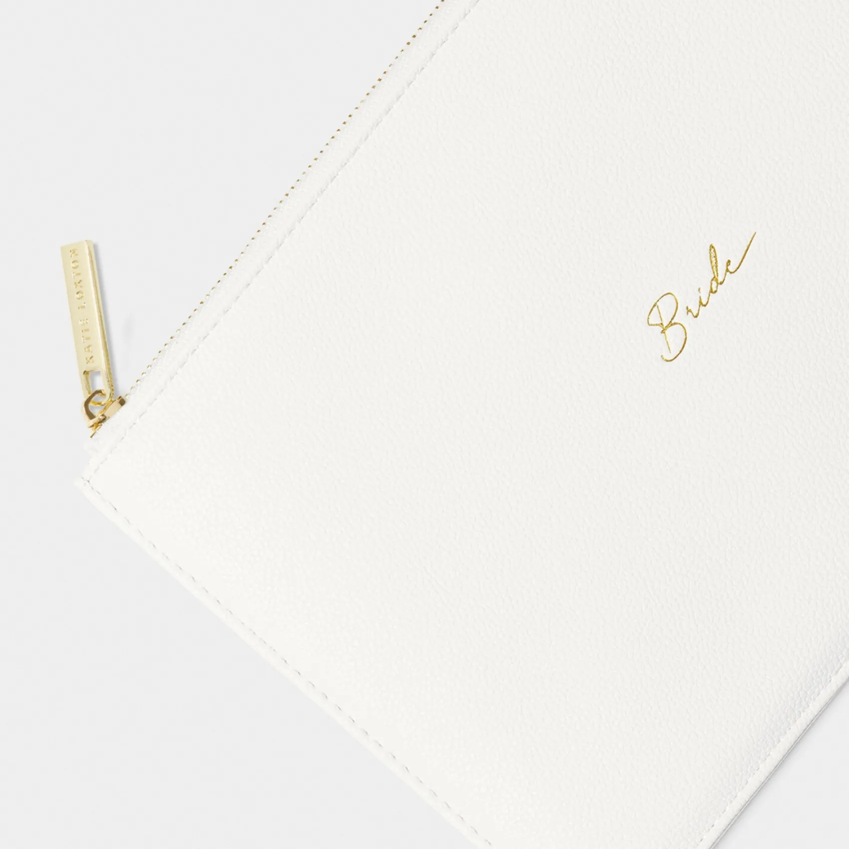 Katie Loxton Sentiment Pouches | Engagement Gifts*'Bride' Sentiment Pouch White