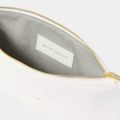 Katie Loxton Sentiment Pouches | Engagement Gifts*'Bride' Sentiment Pouch White