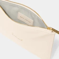 Katie Loxton Sentiment Pouches | Bridesmaid Gifts*'Bridesmaid' Perfect Pouch Eggshell