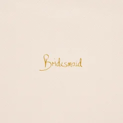 Katie Loxton Sentiment Pouches | Bridesmaid Gifts*'Bridesmaid' Perfect Pouch Eggshell