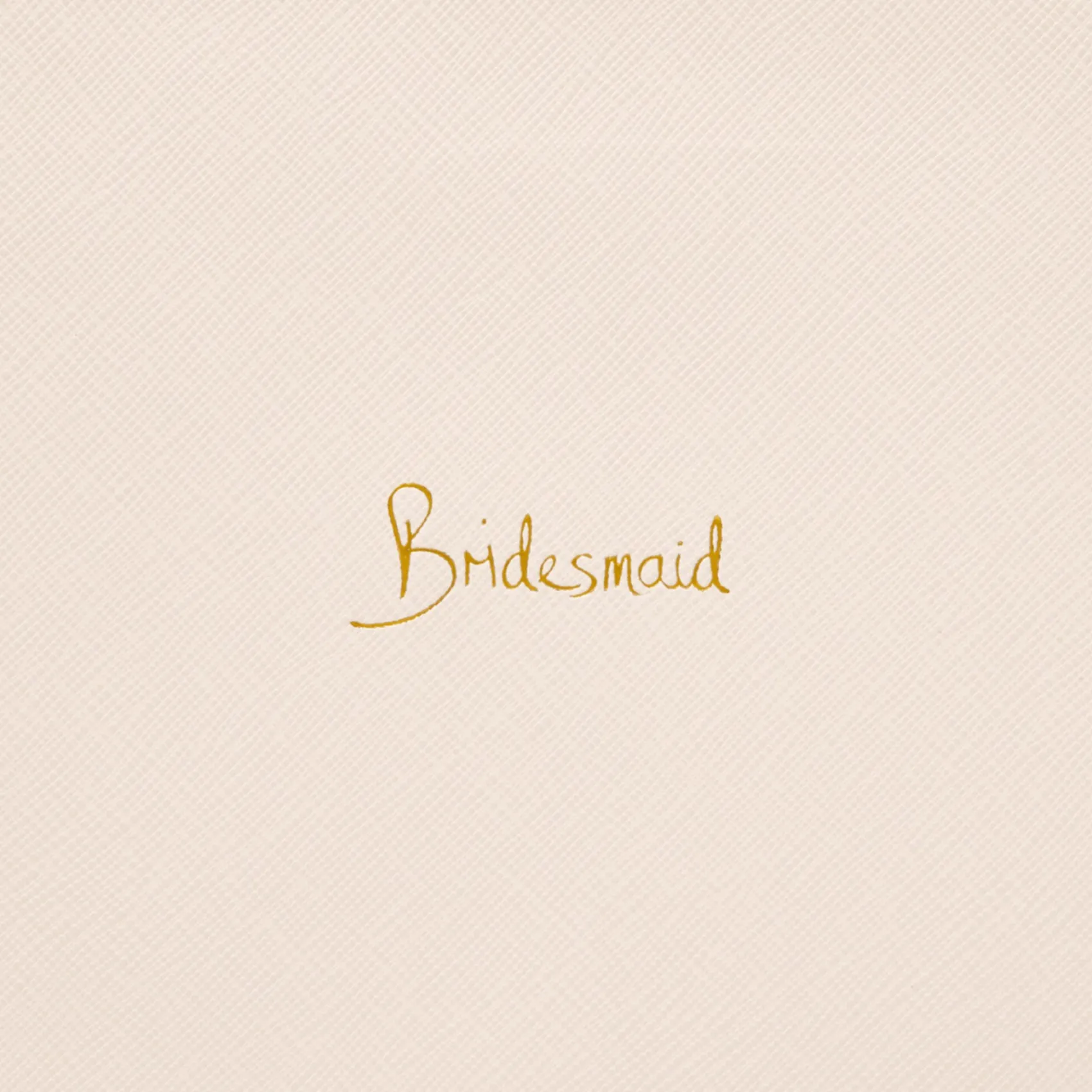 Katie Loxton Sentiment Pouches | Bridesmaid Gifts*'Bridesmaid' Perfect Pouch Eggshell