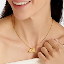 Katie Loxton Bridesmaid Gifts | Gold Wedding Jewellery*'Bridesmaid' Gold Bridal Charm Necklace