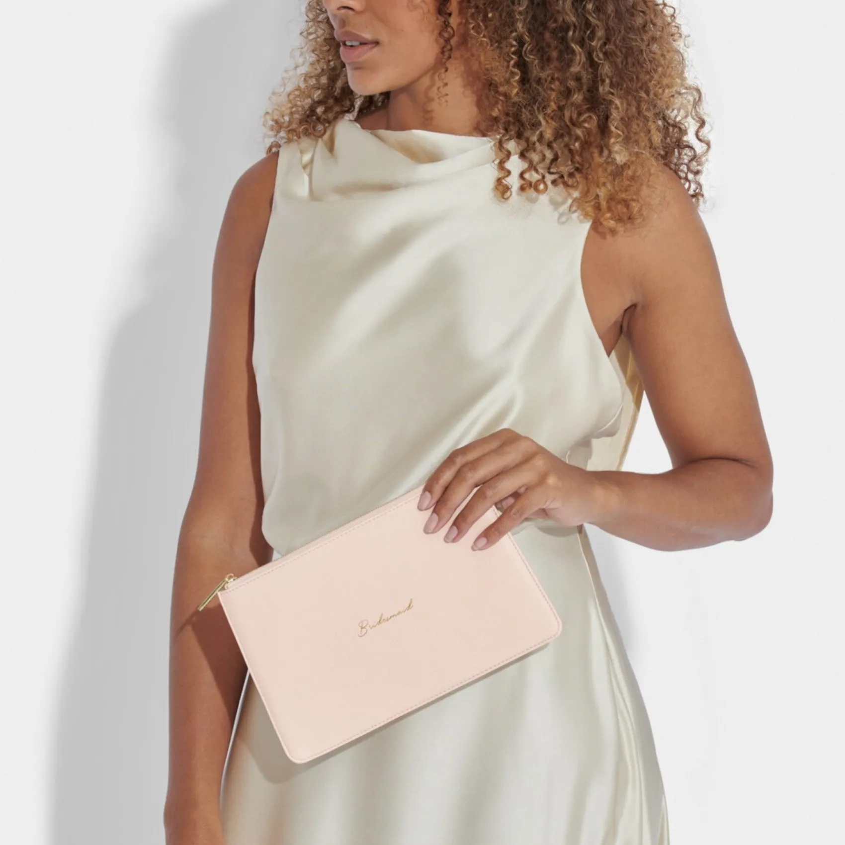 Katie Loxton Sentiment Pouches | Bridesmaid Gifts*'Bridesmaid' Sentiment Pouch Light Pink