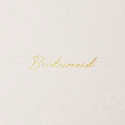 Katie Loxton Sentiment Pouches | Bridesmaid Gifts*'Bridesmaid' Sentiment Pouch Pearlescent White