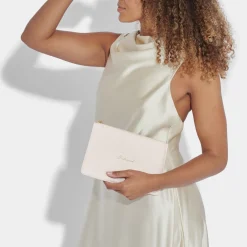 Katie Loxton Sentiment Pouches | Bridesmaid Gifts*'Bridesmaid' Sentiment Pouch Pearlescent White
