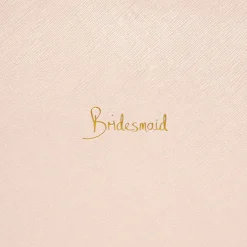 Katie Loxton Sentiment Pouches | Bridesmaid Gifts*'Bridesmaid' Perfect Pouch Rose Gold