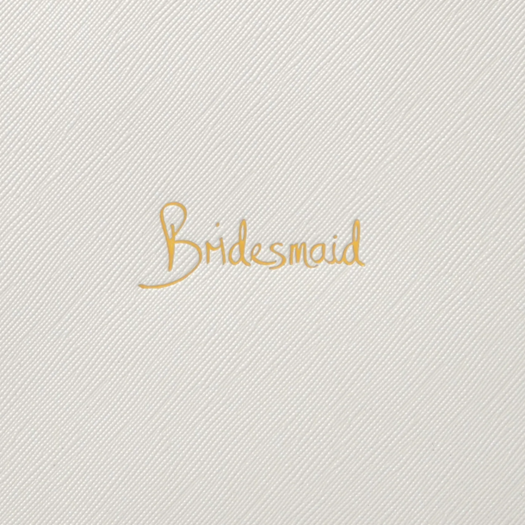 Katie Loxton Sentiment Pouches | Bridesmaid Gifts*'Bridesmaid' Perfect Pouch Silver