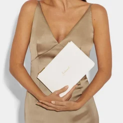 Katie Loxton Sentiment Pouches | Bridesmaid Gifts*'Bridesmaid' Perfect Pouch White