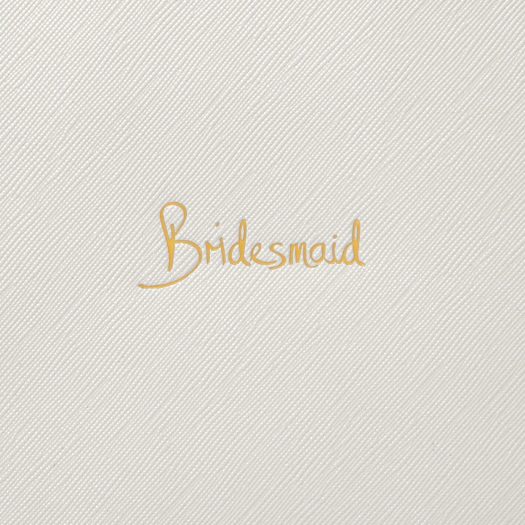 Katie Loxton Sentiment Pouches | Bridesmaid Gifts*'Bridesmaid' Perfect Pouch White