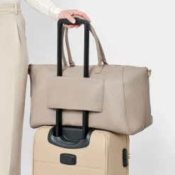 Katie Loxton Honeymoon Gifts | Bride Gifts*Chelsea Light Weekend Holdall Duffle Bag Taupe