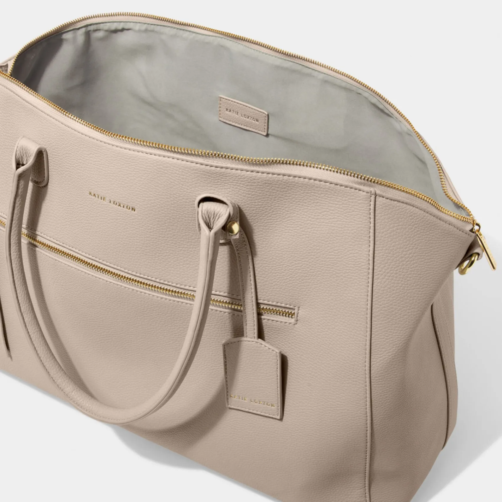 Katie Loxton Honeymoon Gifts | Bride Gifts*Chelsea Light Weekend Holdall Duffle Bag Taupe