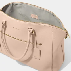 Katie Loxton Honeymoon Gifts | Bride Gifts*Chelsea Weekend Holdall Duffle Bag Nude Pink